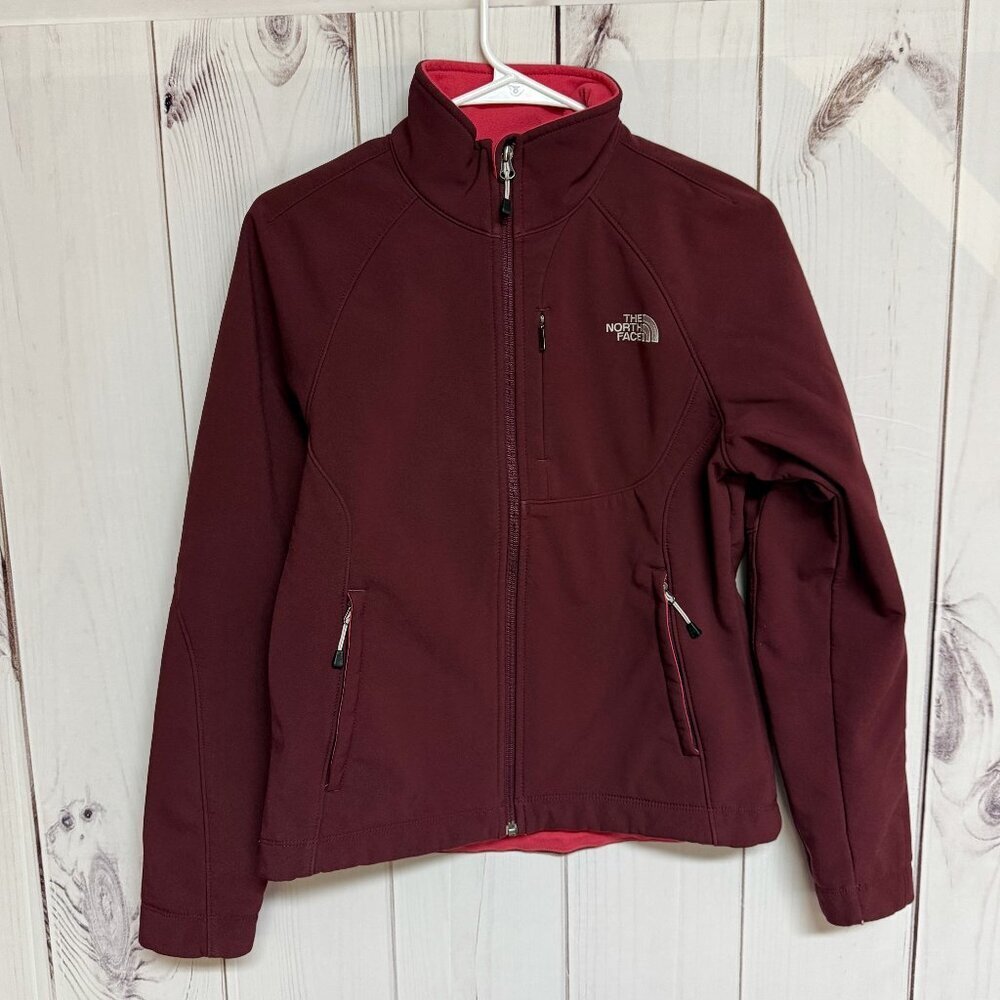 The North Face Apex Bionic Softshell Jacket Women’s S Brick Red‎ EUC